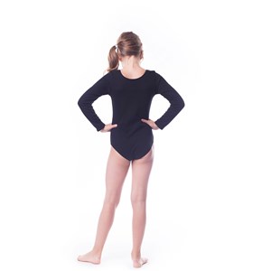 Kostium gimnastyczny 122 długi B-904 czarny .